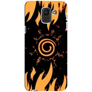 Купить Чехлы на телефон с принтом Anime для Samsung Galaxy J6 2018, J600F (Солнце Наруто)