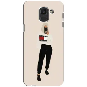 Силіконовый Чохол на Samsung Galaxy J6 2018, J600F з картинкой Модных девушек (Стильна)