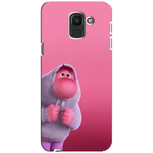 Чехол Головоломка для Samsung Galaxy J6 2018, J600F - (AlphaPrint) (Стыд)