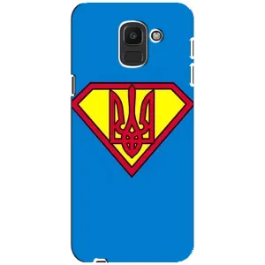 Чехол с картинкой (Патриотический ГЕРБ) на Samsung Galaxy J6 2018, J600F (Super - Герб)