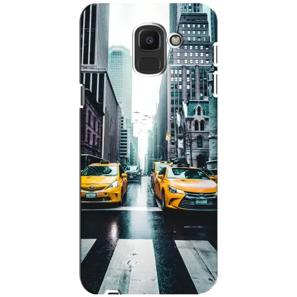 Чехол с рисунком «Такси» для Samsung Galaxy J6 2018 (J600F) Чехол с рисунком «Такси» для Samsung Galaxy J6 2018 (J600F)