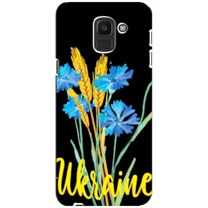 Чохол на Samsung Galaxy J6 2018, J600F (Український дизайн) (Україна в квітах)