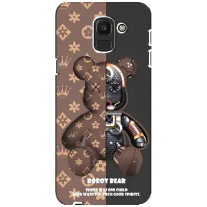 Силиконовый чехол для Samsung Galaxy J6 2018, J600F (Медмедь Луи Виттон)