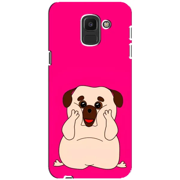 Чехол с рисунком «Веселый Мопсик» для Samsung Galaxy J6 2018 (J600F) Чехол с рисунком «Веселый Мопсик» для Samsung Galaxy J6 2018 (J600F)
