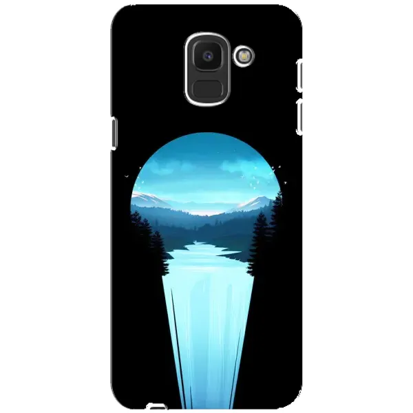 Чехол с рисунком «Синий Водопад» для Samsung Galaxy J6 2018 (J600F) Чехол с рисунком «Синий Водопад» для Samsung Galaxy J6 2018 (J600F)
