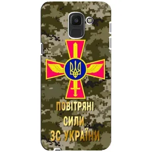 Чехлы на военную тематику для Samsung Galaxy J6 2018, J600F (ВС ЗСУ)