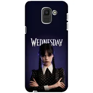 Чехлы с принтом Уэнсдей на Samsung Galaxy J6 2018, J600F (Wednesdey)