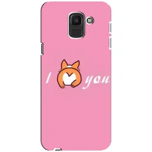 Силиконовые Чехлы Любимому человеку для Samsung Galaxy J6 2018, J600F (Я тебя люблю)