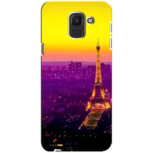 Чохол Ейфелева Вежа на Samsung Galaxy J6 2018, J600F (Яскрава башня)