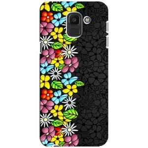 Чохол з Квітами для Samsung Galaxy J6 2018, J600F (Яскраві квіти)