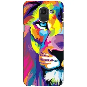 Чехол с картинкой на Samsung Galaxy J6 2018, J600F (Яркий Лев)