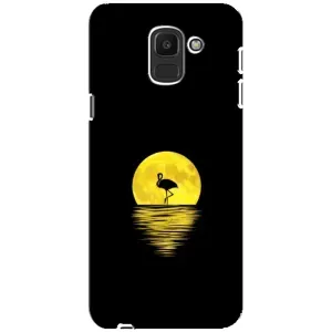 Летний Чехол на Samsung Galaxy J6 2018, J600F (Желтый Закат)