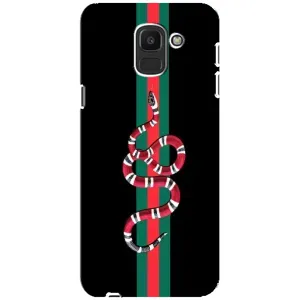 Чехлы Бренд GUCCI для Samsung Galaxy J6 2018, J600F (Змей Гуччи)