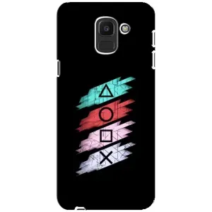 Чехол КИБЕРСПОРТ для Samsung Galaxy J6 2018, J600F (Значки Sony)