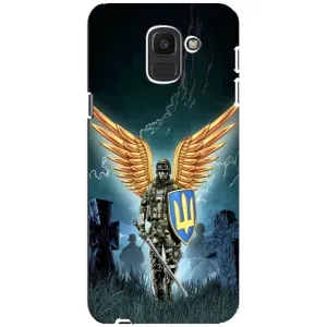 Патриотический Чехол для Samsung Galaxy J6 2018, J600F (ЗСУ з крильями)