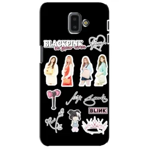 Чехлы с картинкой для Samsung Galaxy J6 Plus, J6 Plus, J610 (Арт блэкпинг)