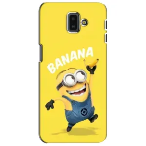 Мультяшний принт на Чохол для Самсунг J6 Плюс (2018) (Banana)