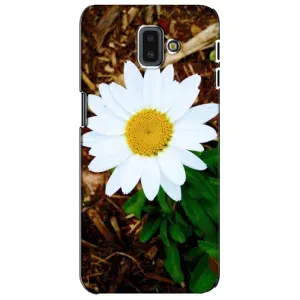 Чохол з ромашками на Samsung Galaxy J6 Plus, J6 Plus, J610 (Біла ромашка)