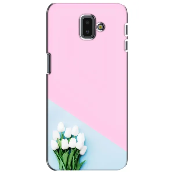 Чехол с рисунком «Белые тюльпаны» для Samsung Galaxy J6 Plus 2018 (J610) Чехол с рисунком «Белые тюльпаны» для Samsung Galaxy J6 Plus 2018 (J610)