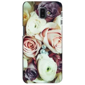 Чохли з принтом Троянд для Samsung Galaxy J6 Plus, J6 Plus, J610 (Букет Троянд)