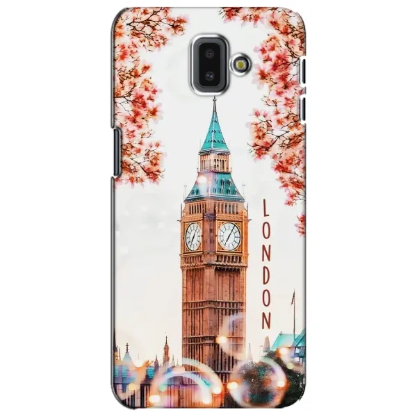 Чехол с рисунком «Часы Лондон» для Samsung Galaxy J6 Plus 2018 (J610)