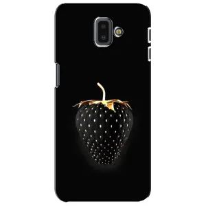 Чехол с изображением вкусной еды для Samsung Galaxy J6 Plus, J6 Plus, J610 (Чёрная клубника)