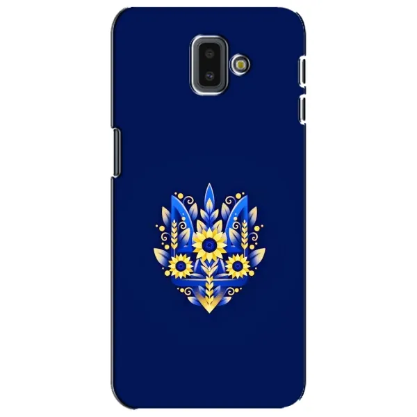 Чехол с рисунком «Цветущий Герб» для Samsung Galaxy J6 Plus 2018 (J610)