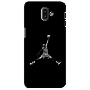 Силиконовый Чехол Nike Air Jordan на Самсунг J6 Плюс (2018) (Джордан)