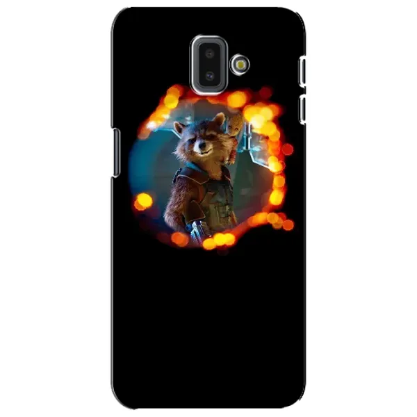 Чехол с рисунком «Енот Ракета» для Samsung Galaxy J6 Plus 2018 (J610) Чехол с рисунком «Енот Ракета» для Samsung Galaxy J6 Plus 2018 (J610)