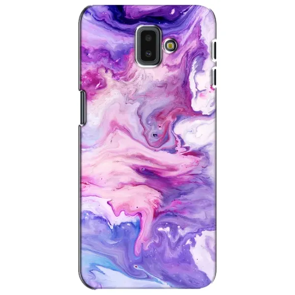 Чехол с рисунком «Фиолетовый мрамор» для Samsung Galaxy J6 Plus 2018 (J610)