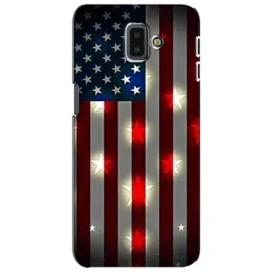 Чохол Прапор USA для Samsung Galaxy J6 Plus, J6 Plus, J610 (Прапор США 2)
