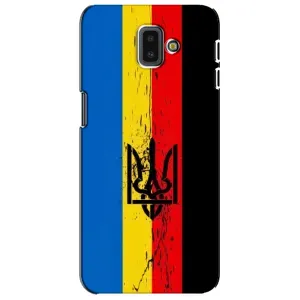 Чехлы УПА (Красно-Чёрный) на Samsung Galaxy J6 Plus, J6 Plus, J610 (Флаг УПА)