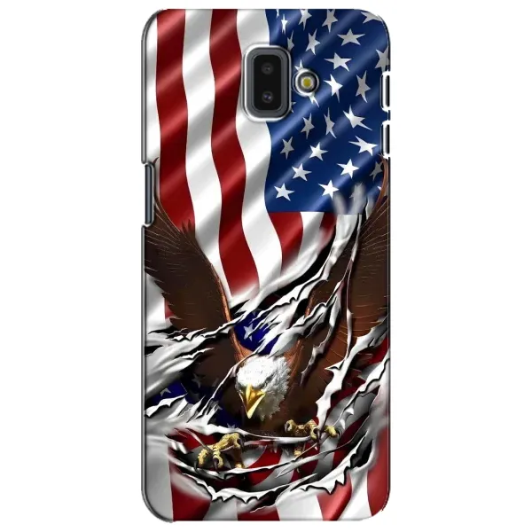 Чехол с рисунком «Флаг USA» для Samsung Galaxy J6 Plus 2018 (J610) Чехол с рисунком «Флаг USA» для Samsung Galaxy J6 Plus 2018 (J610)