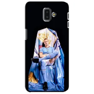 Чехлы с принтом для Samsung Galaxy J6 Plus, J6 Plus, J610 Футболист (футболист Холанн)