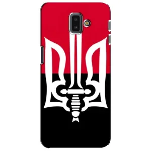 Чехлы УПА (Красно-Чёрный) на Samsung Galaxy J6 Plus, J6 Plus, J610 (Герб Украины)