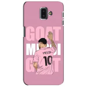 Чехлы Лео Месси в Майами на Samsung Galaxy J6 Plus, J6 Plus, J610 (GOAT MESSI)