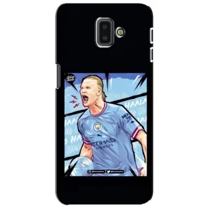 Чехлы с принтом для Samsung Galaxy J6 Plus, J6 Plus, J610 Футболист (гол Эрлинг Холланд)