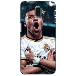 Чехол (TPU) с Футболистом на Samsung Galaxy J6 Plus, J6 Plus, J610 (Гол Мбаппе)