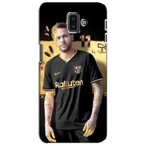 Силиконовый Чехол Samsung Galaxy J6 Plus, J6 Plus, J610 (Gold Neymar)