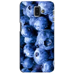 Чехол с изображением вкусной еды для Samsung Galaxy J6 Plus, J6 Plus, J610 (Голубика)