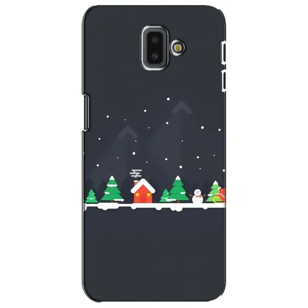 Чехол с рисунком «Город зимний» для Samsung Galaxy J6 Plus 2018 (J610)
