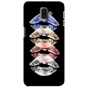 Чехол Стильные девушки на Samsung Galaxy J6 Plus, J6 Plus, J610 (Губы)