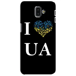 Силиконовый Чехол на Samsung Galaxy J6 Plus, J6 Plus, J610 (Я-Украина) (I Love UA)
