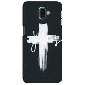 Чехлы для Самсунг J6 Плюс (2018) (Крест Иисуса) (Jesus)