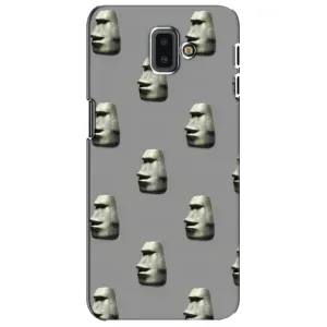 Бампер з принтом Меми для Samsung Galaxy J6 Plus, J6 Plus, J610 (Кам'яна особа)