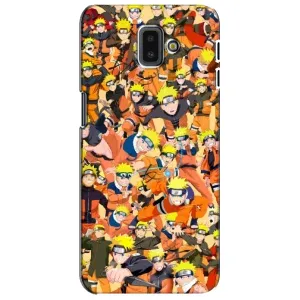 Чехлы с принтом Наруто на Samsung Galaxy J6 Plus, J6 Plus, J610 (Коллаж Наруто)