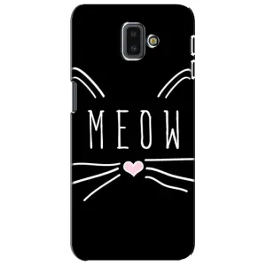 Бампер з зображенням Котиків для Самсунг J6 Плюс (2018) (КОТИК MEOW)