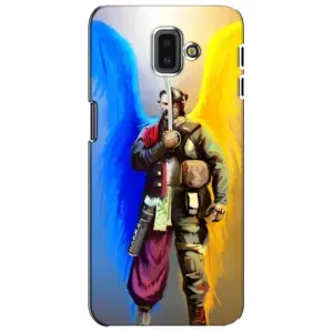Чехол с картинкой (Патриотический КОЗАК) на Samsung Galaxy J6 Plus, J6 Plus, J610 (Козак с крыльями)