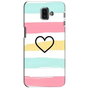 Чохли з тематикою "Маленькі Сердчеки" на Samsung Galaxy J6 Plus, J6 Plus, J610 (Гарне сердечко)