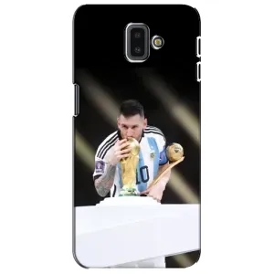 Чехлы Лео Месси Аргентина для Samsung Galaxy J6 Plus, J6 Plus, J610 (Кубок Мира)